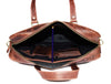 Fairfield Leather Briefcase - Walnut Brown