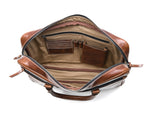 Hayward 17" Leather Office Bag - Cinnamon Tan