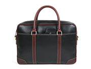 Reeds Leather Office Bag -  Raven Black
