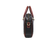 Reeds Leather Office Bag -  Raven Black