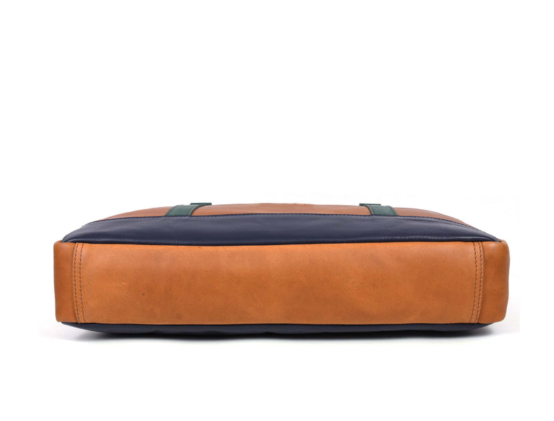Tolredo Leather Leather Office Bag - Caramel Brown