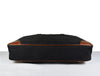 Provo Leather Canvas Portfolio Bag - Raven Black