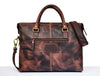 Berkeley Leather Portfolio Bag - Walnut Brown
