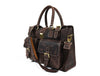 Nelson Leather Portfolio Bag - Walnut Brown