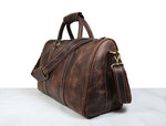 Leather Travel Bag - Walnut Brown