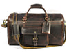 Dawson Leather Travel Bag - Walnut Brown.