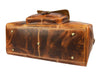 Dawson Leather Travel Bag - Walnut Brown.