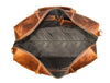 Dawson Leather Travel Bag - Walnut Brown.