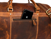 Souris Leather Travel Bag