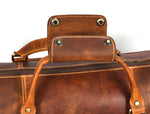 Souris Leather Travel Bag - Caramel Brown