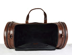 Iowa Leather Weekender Bag -  Umber Brown