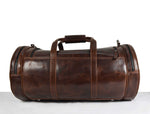 Iowa Leather Weekender Bag -  Umber Brown