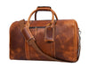 Walton Leather Travel Bag -  Caramel Brown