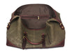 Tolredo Leather Canvas Duffel Bag - Green.