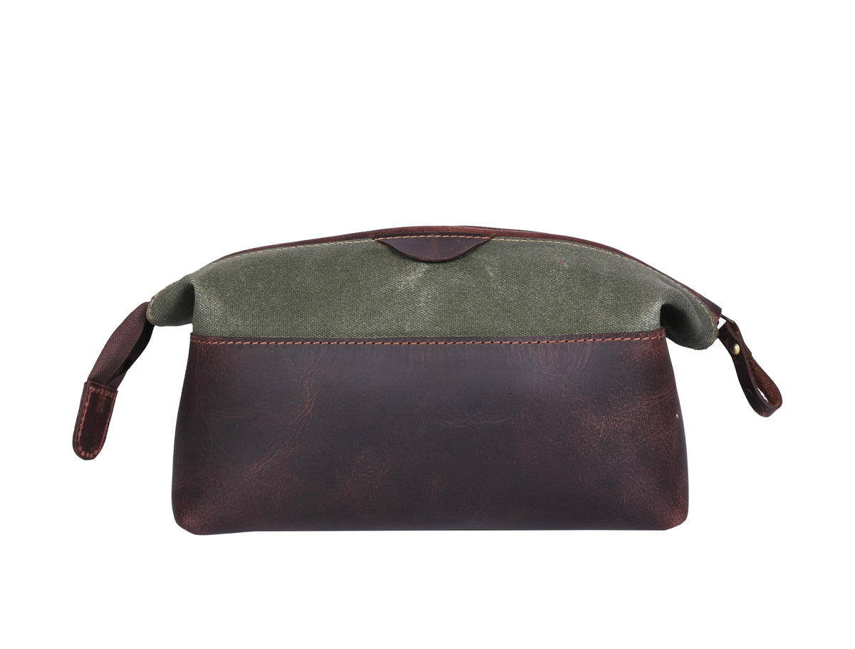 Killeen Leather & WaxCan Toiletry Bag