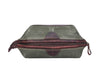 Killeen Leather & WaxCan Toiletry Bag -  Fossil Green