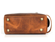 Winston Leather Toiletry Bag – Durable & Stylish Travel Case
