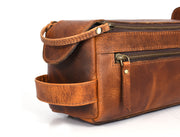 Winston Leather Toiletry Bag – Durable & Stylish Travel Case