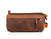 Winston Leather Toiletry Bag – Durable & Stylish Travel Case