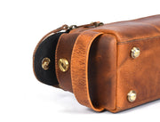 Winston Leather Toiletry Bag – Durable & Stylish Travel Case