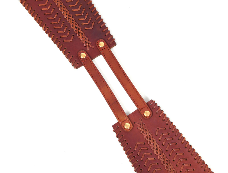Tolredo Leather Womens fashionable Belts – Chestnut  ( WBLT- 529)