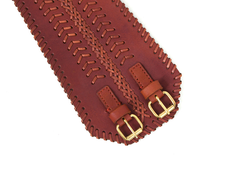 Tolredo Leather Womens fashionable Belts – Chestnut  ( WBLT- 529)