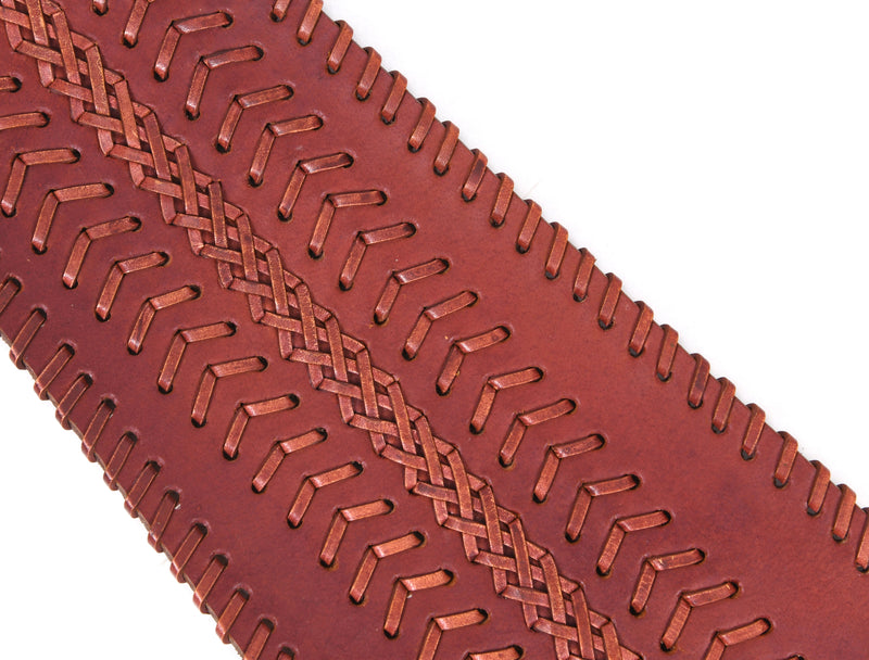 Tolredo Leather Womens fashionable Belts – Chestnut  ( WBLT- 529)