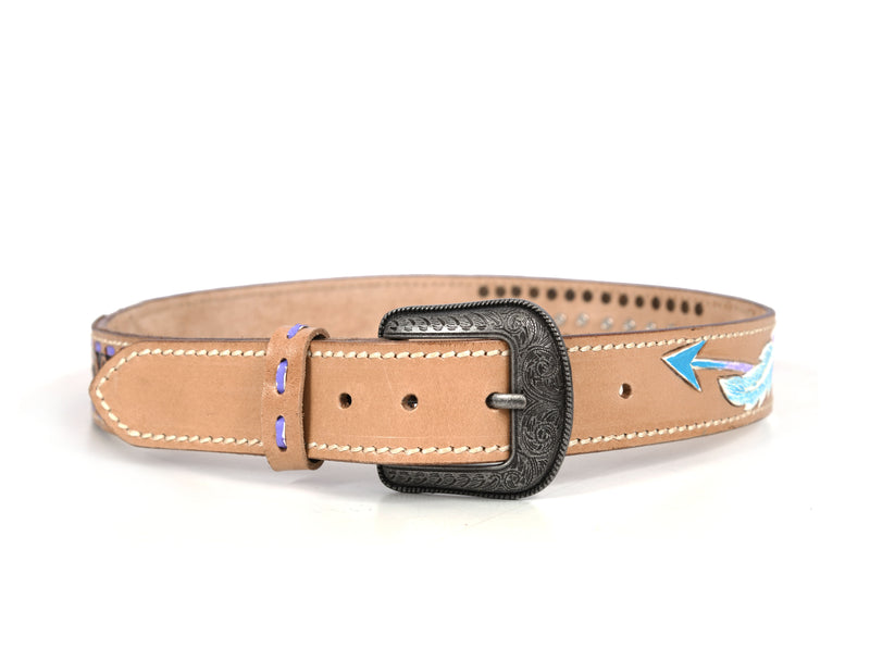 Tolredo Leather Womens fashionable Belts – Coffee  (WBLT- 537-A)