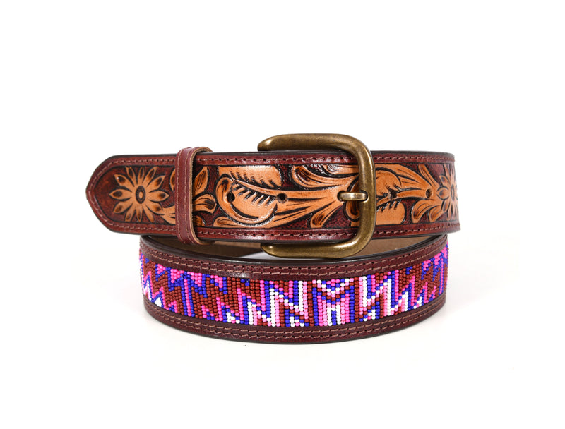 Tolredo Leather  Belts For Women – Brown