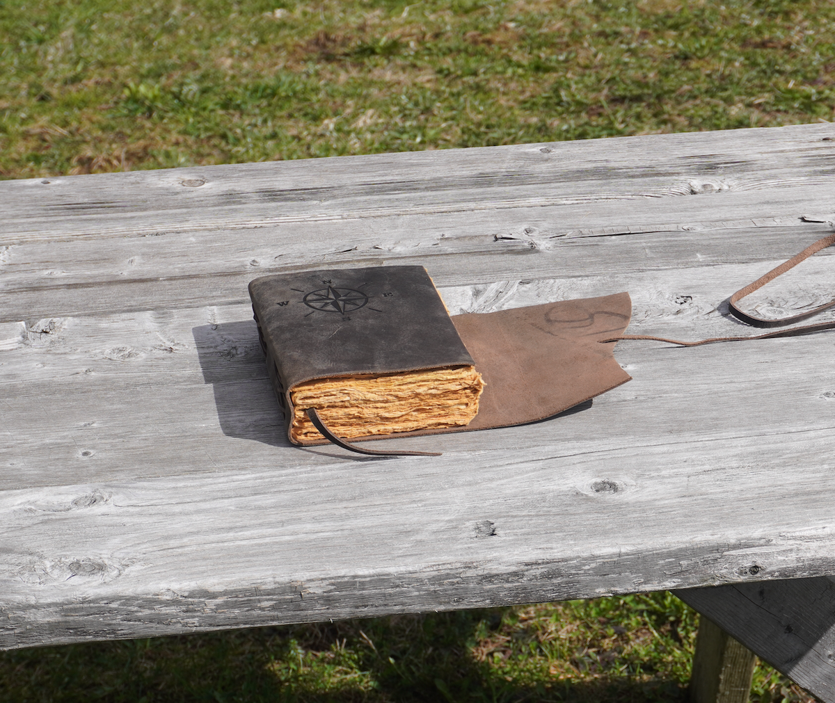 Handcrafted Leather Journal - Deckle Edged