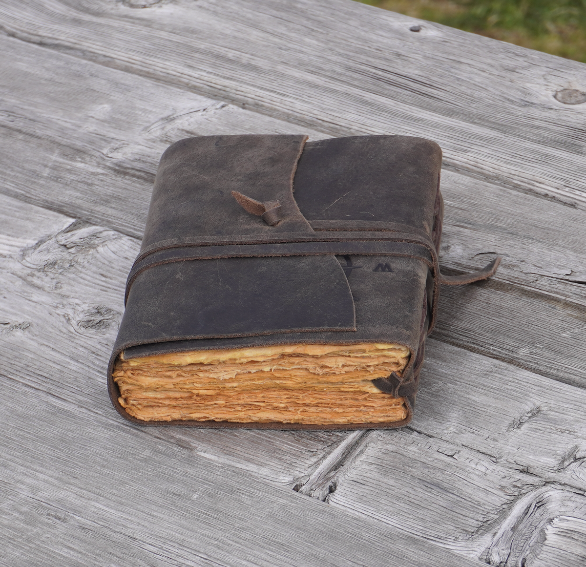 Handcrafted Leather Journal - Deckle Edged