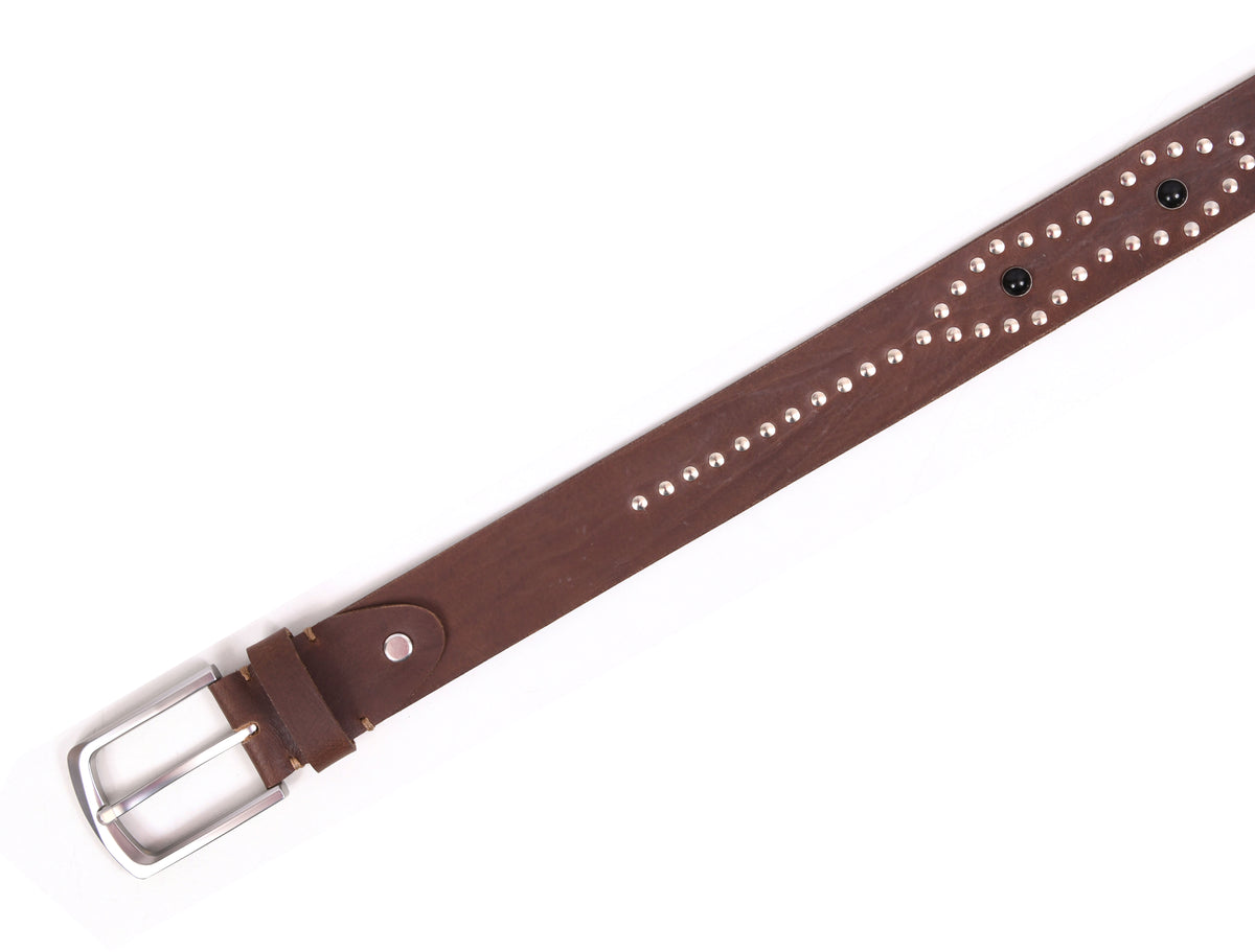 Tolredo Leather Womens fashionable Pin Buckle Belts – Dark Brown (WBLT- 542)