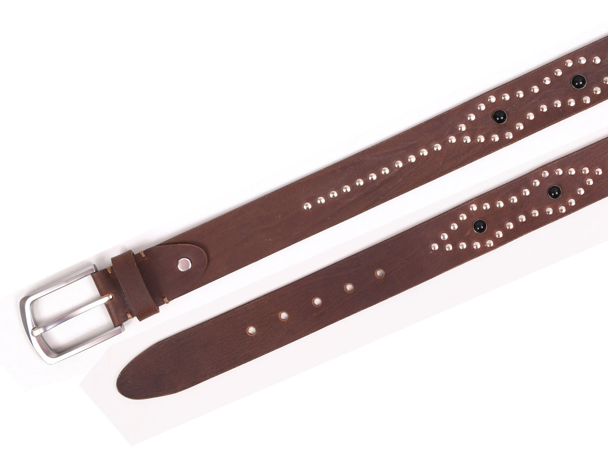 Tolredo Leather Womens fashionable Pin Buckle Belts – Dark Brown (WBLT- 542)