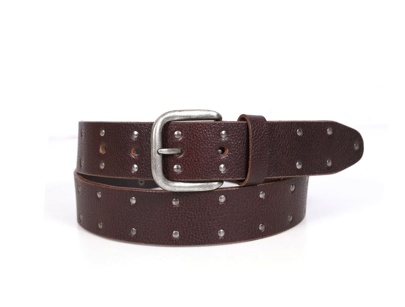 Tolredo Leather Womens fashionable Pin Buckle Belts – Dark Brown (WBLT- 543)