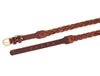 Tolredo Leather Womens fashionable Thin Braided Pin Buckle Belts – Dark Brown (WBLT- 545)