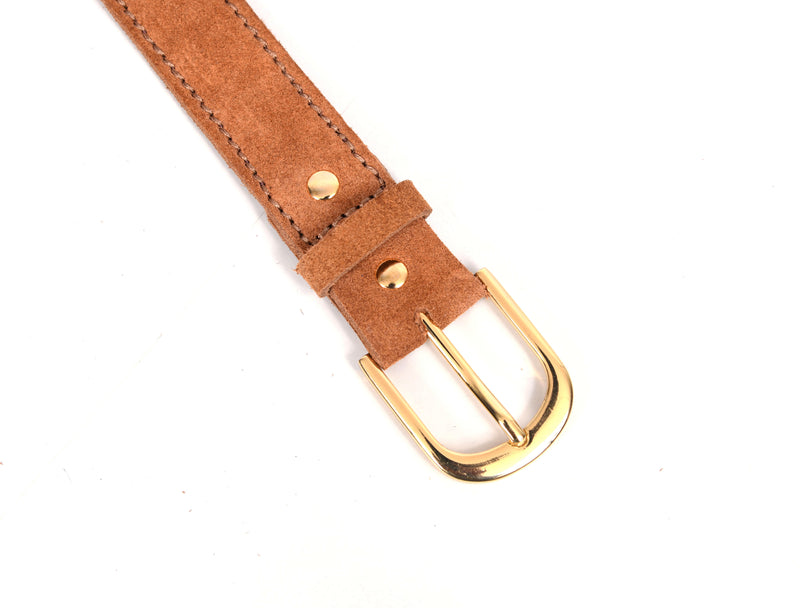 Tolredo Leather Womens fashionable Pin Buckle Belts – Dark Brown (WBLT- 546)