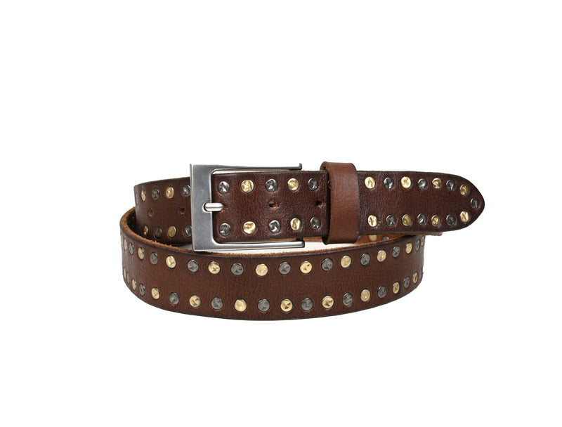 Tolredo Leather  Belts For Women - Walnut