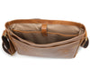 Spruce Leather Messenger Bag - Tawny Brown