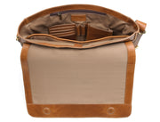 Hudson Leather Messenger Bag - Desert Tan